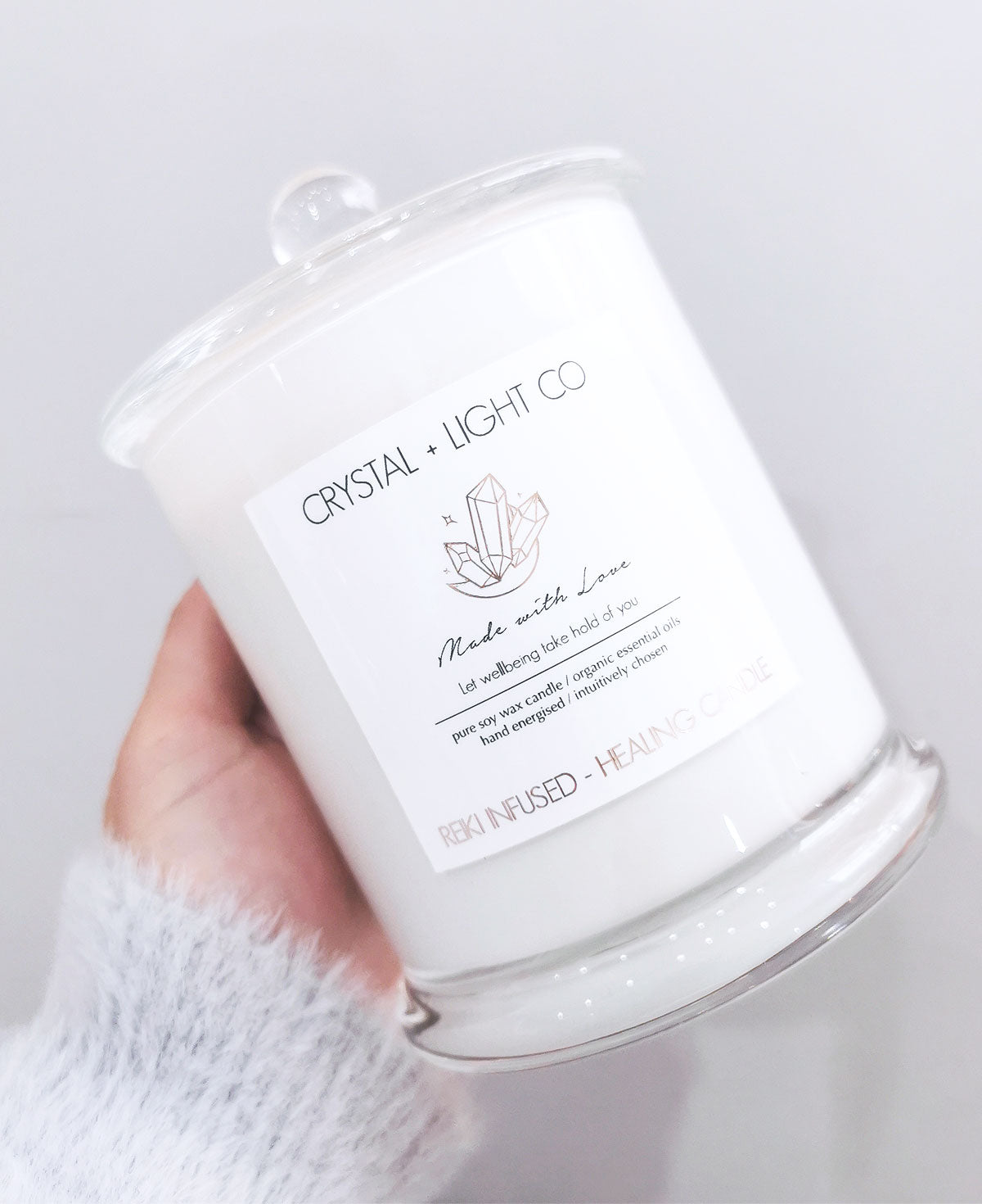 Frothy Coffee - Lrg Healing candle