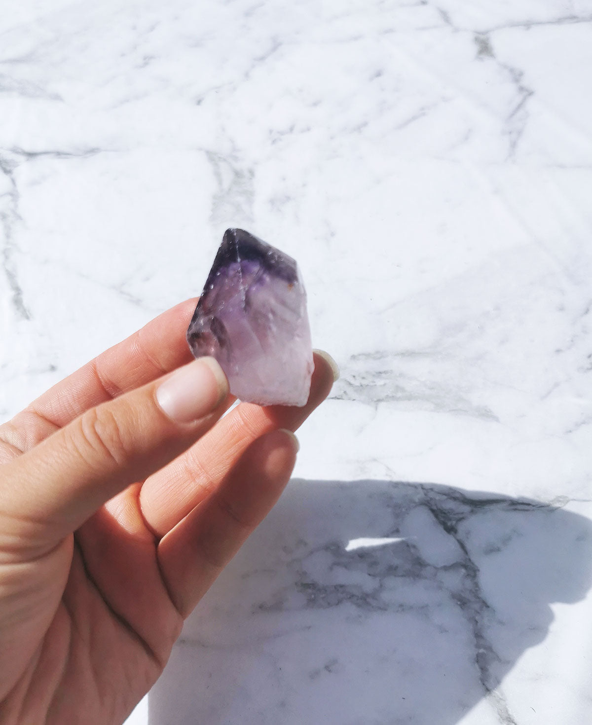 Amethyst- Raw Point (one in the image)