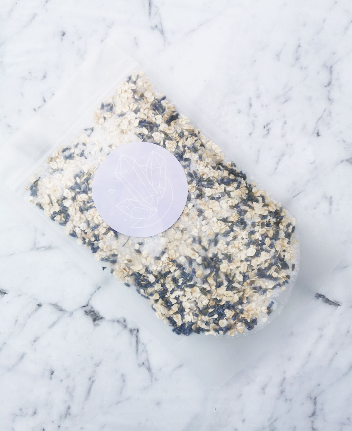 Lavender & Oats-  Bath salts bag