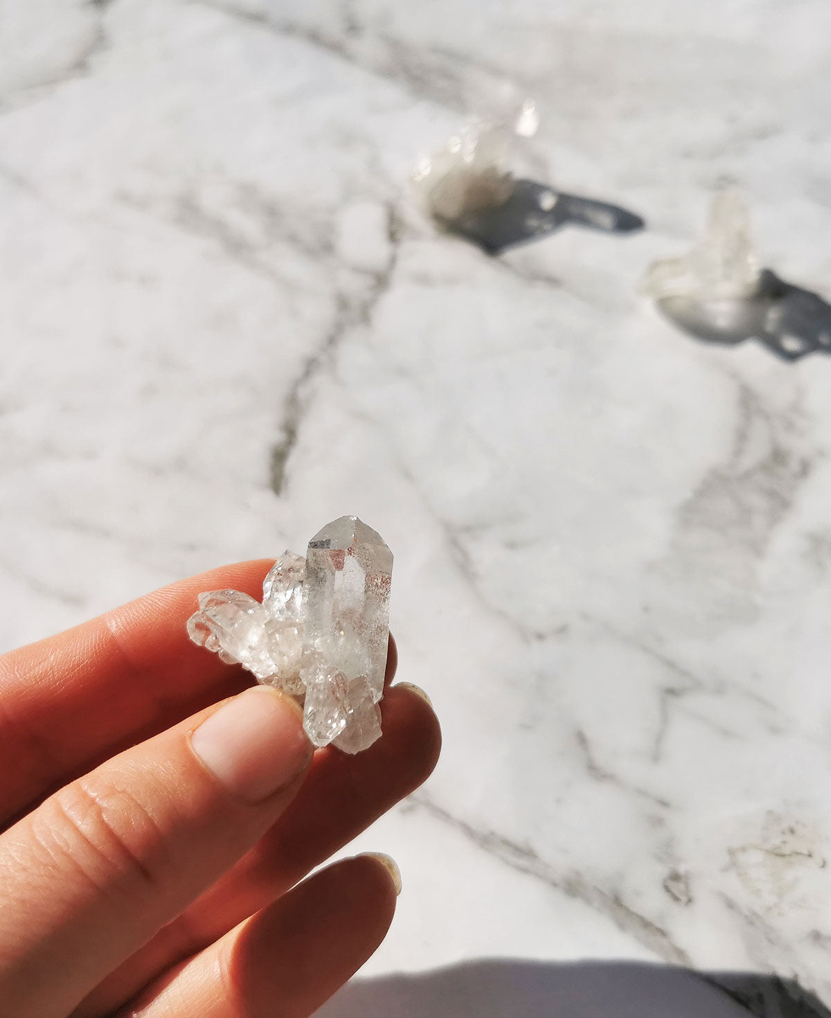 Clear Quartz - Mini Cluster - Crystal and Light Co