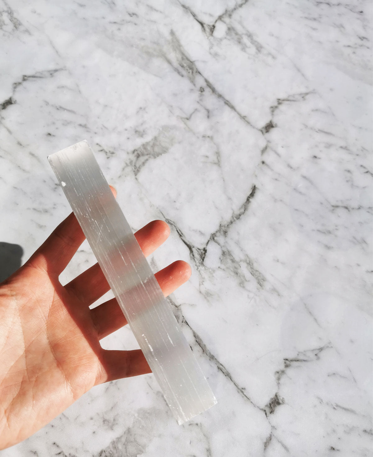 Selenite - Large stick - Crystal and Light Co