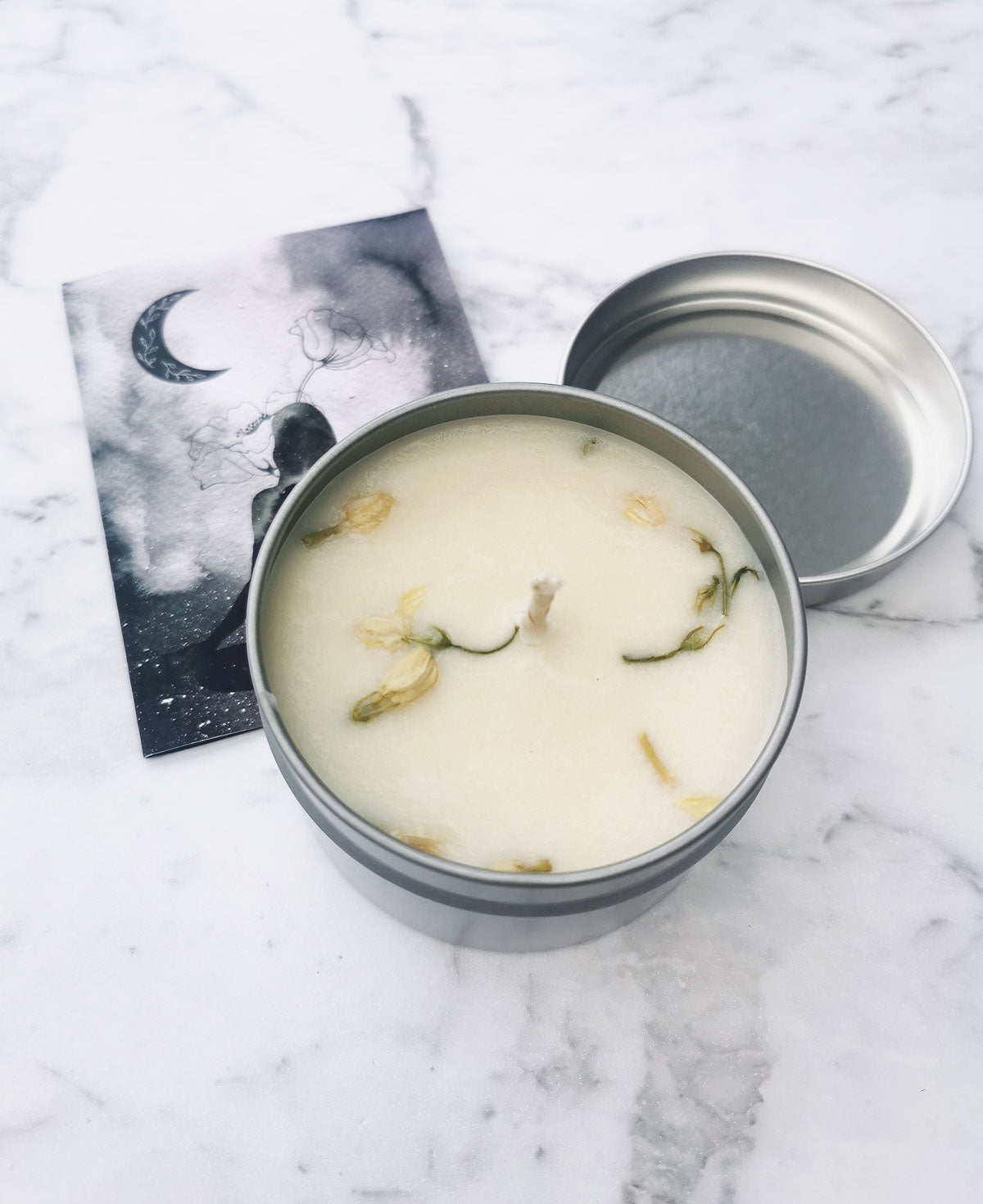 Restful Sleep - Wellbeing Healing candle - Crystal and Light Co