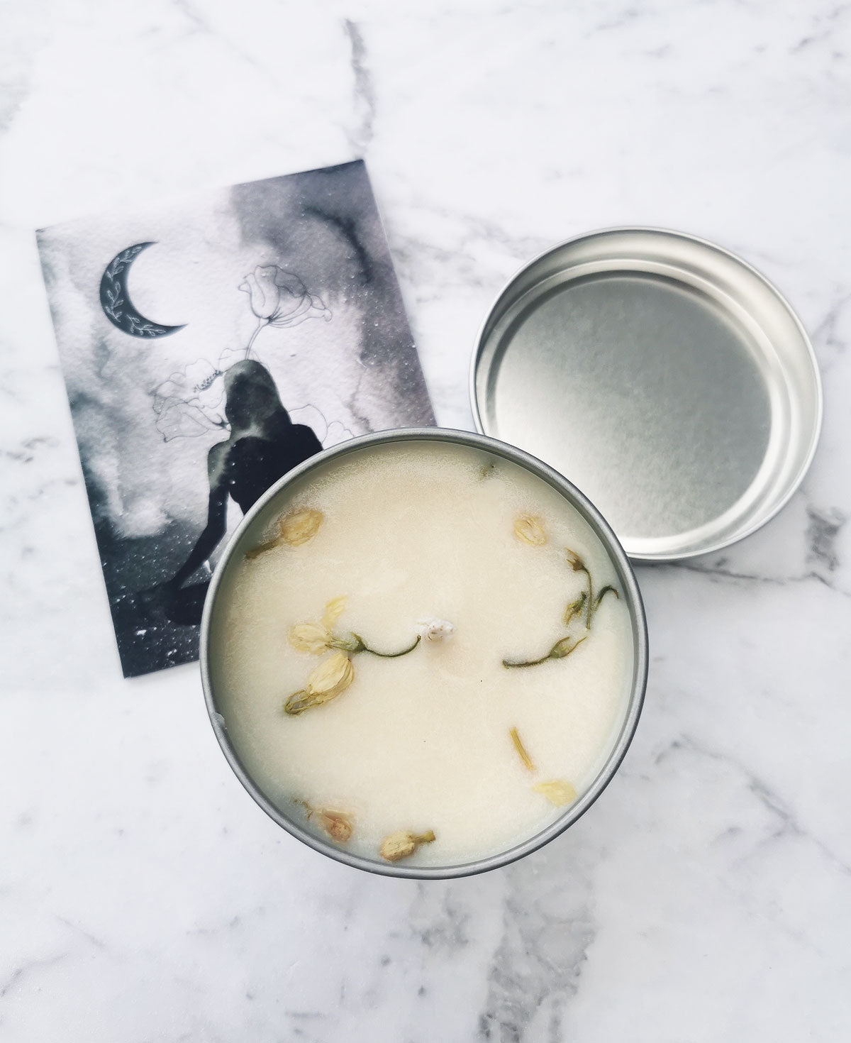 Restful Sleep - Wellbeing Healing candle - Crystal and Light Co